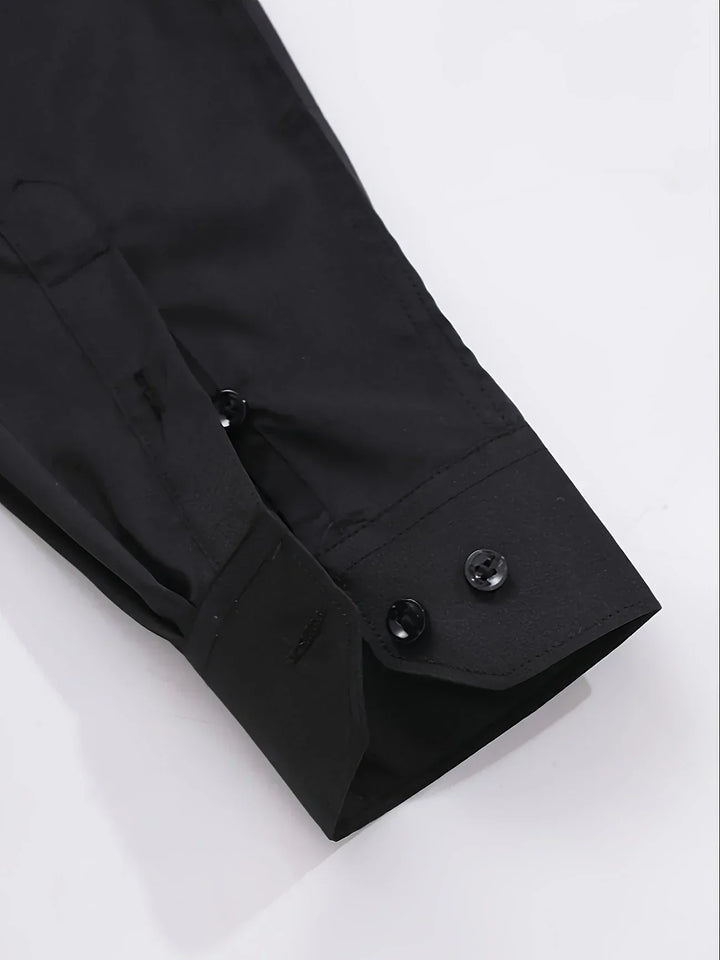 Elegante Camicia a Maniche Lunghe con Bottoni