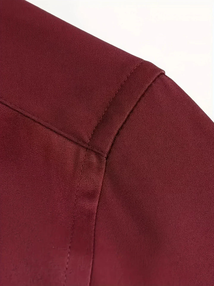 Elegante Camicia a Maniche Lunghe con Bottoni