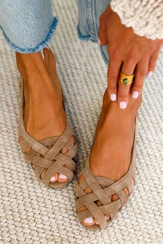Caterina | Sandalias Trenzadas de Verano Vibrantes