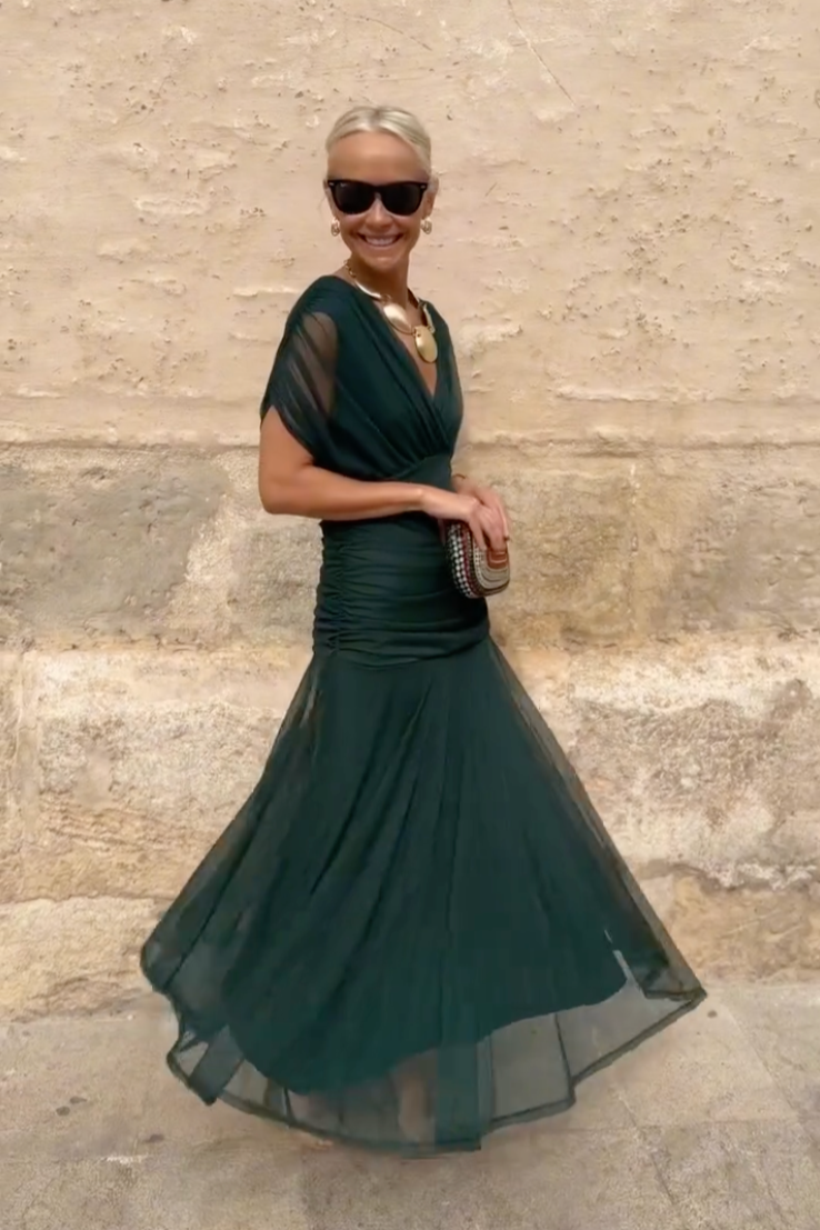 Vestido Elegante Santana en Seda