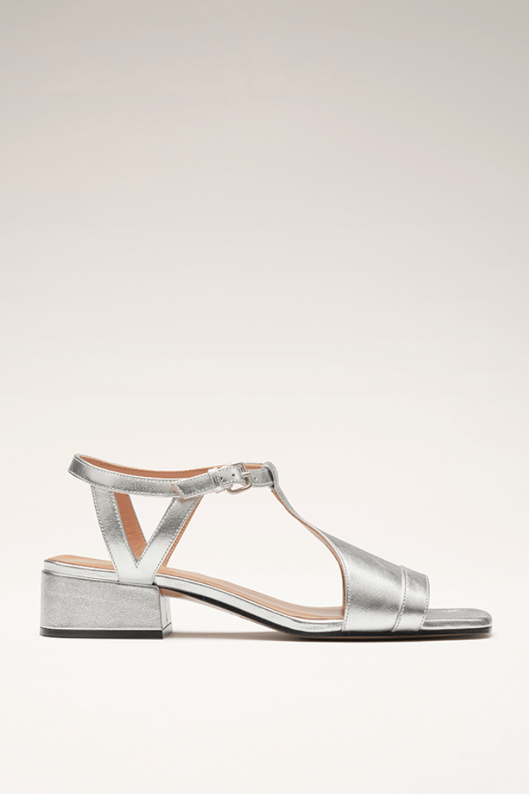 Serena | Sandalias de Verano en Color Plateado