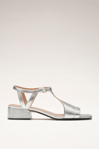 Serena | Sandalias de Verano en Color Plateado