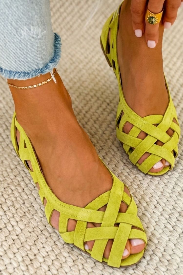 Caterina | Sandalias Trenzadas de Verano Vibrantes