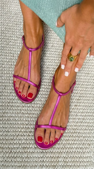 Bianca | Sandalias de Verano en Dorado