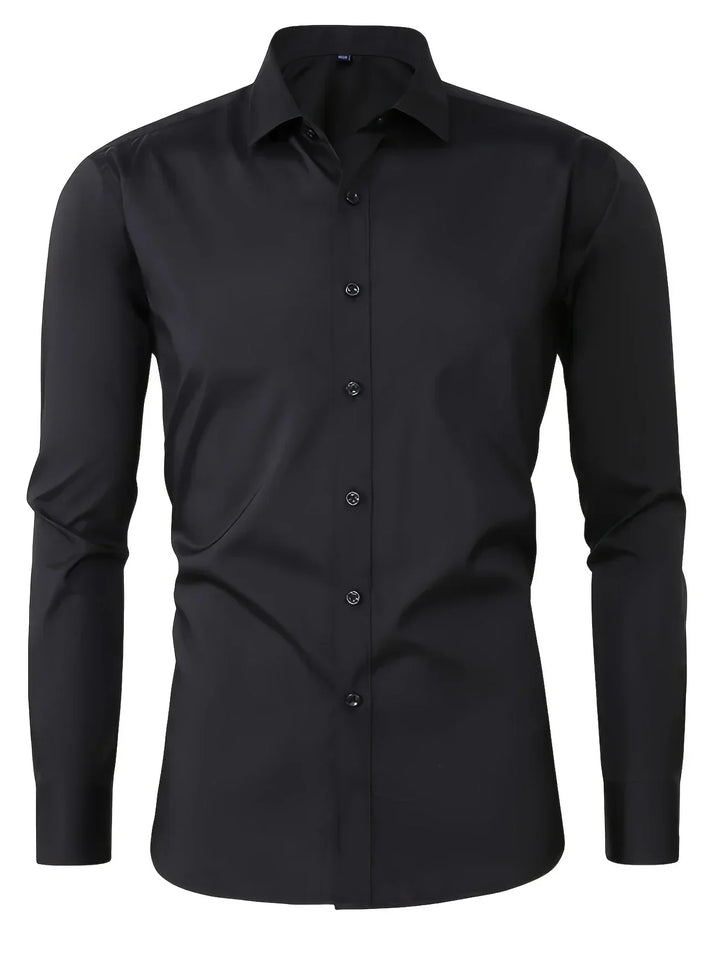 Elegante Camicia a Maniche Lunghe con Bottoni