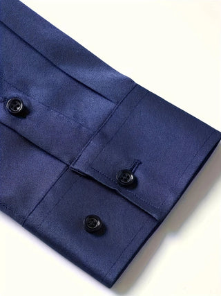 Elegante Camicia a Maniche Lunghe con Bottoni