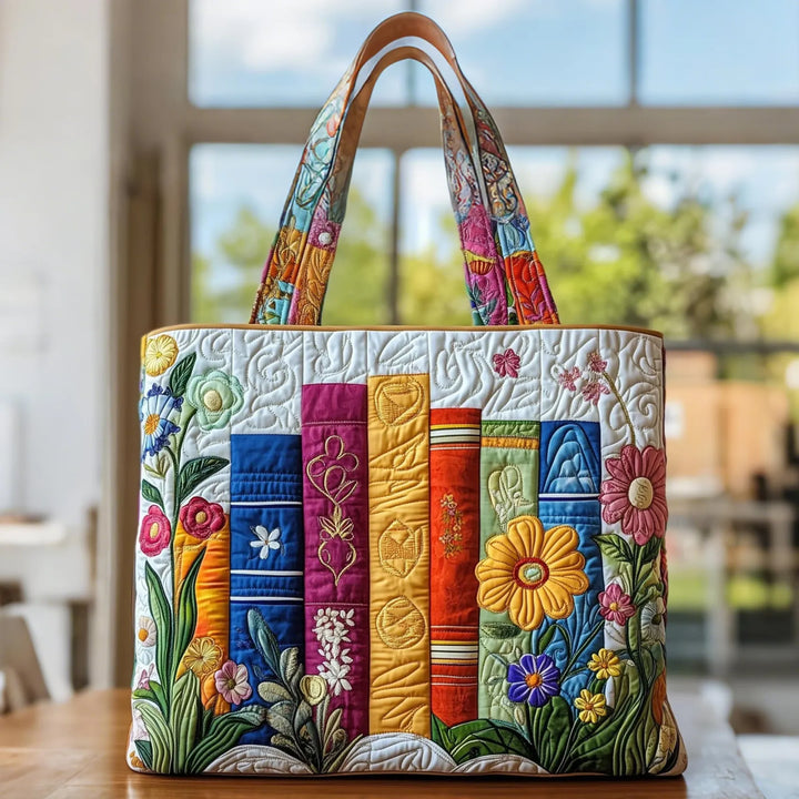 Artesanal Floral Library Bag