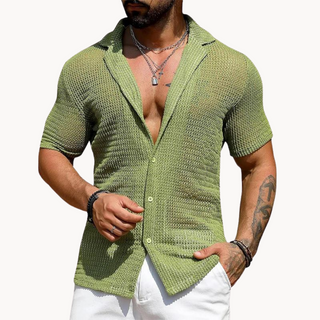 Rodrigo | Camisa calada de manga corta