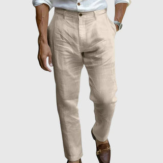Lucca | Pantalón de lino premium de corte moderno