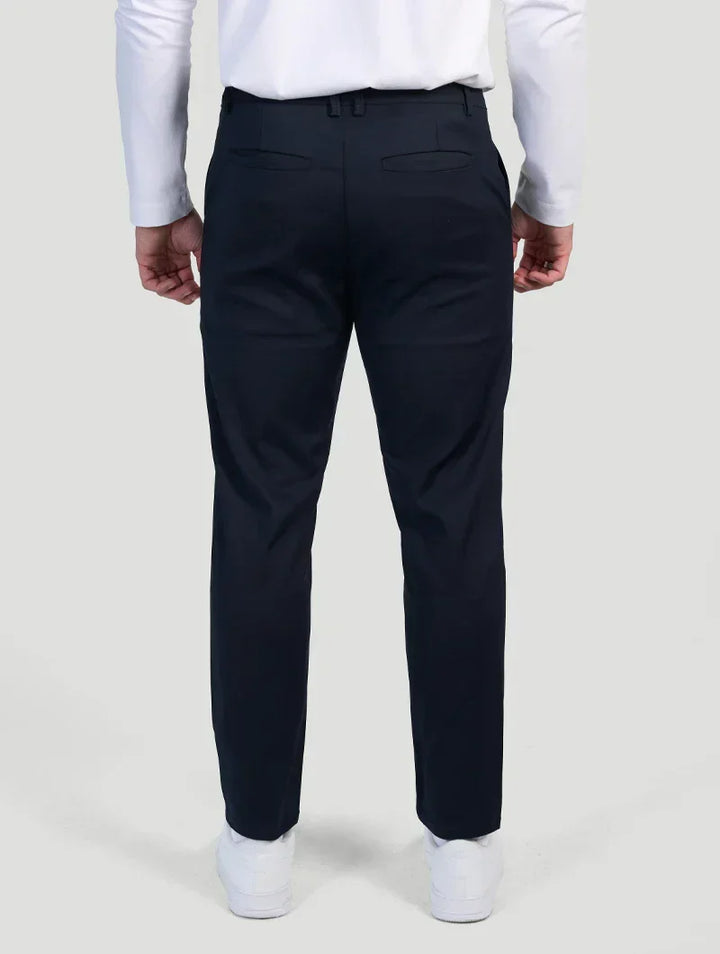 Astino Pantalones rectos - Azul Oscuro