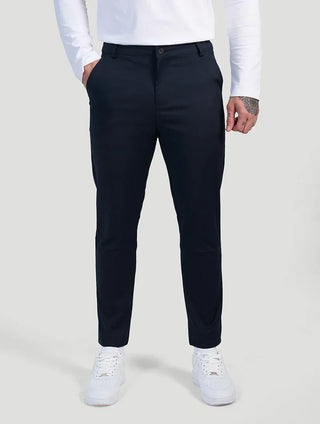 Astino Pantalones rectos - Azul Oscuro