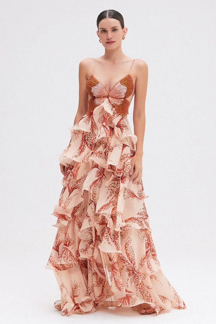 Vestido Elegante de Seda Ibiza