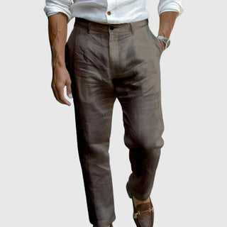Lucca | Pantalón de lino premium de corte moderno