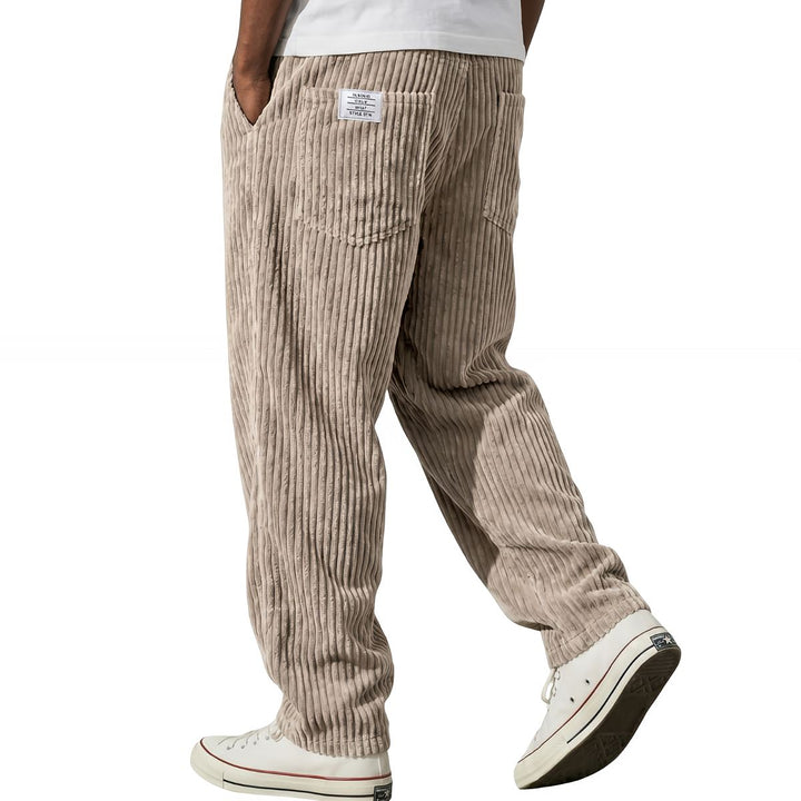 Adriano - Pantalones de Terciopelo Acanalado