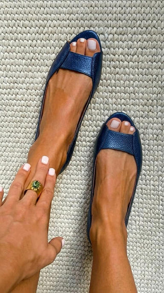 Adelina | Sandalias Doradas de Conforto Elegante