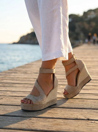 Sandalias Éléonore de Cuña