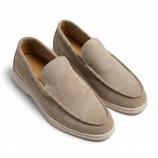 Enzo | Mocasines de ante con suela híbrida