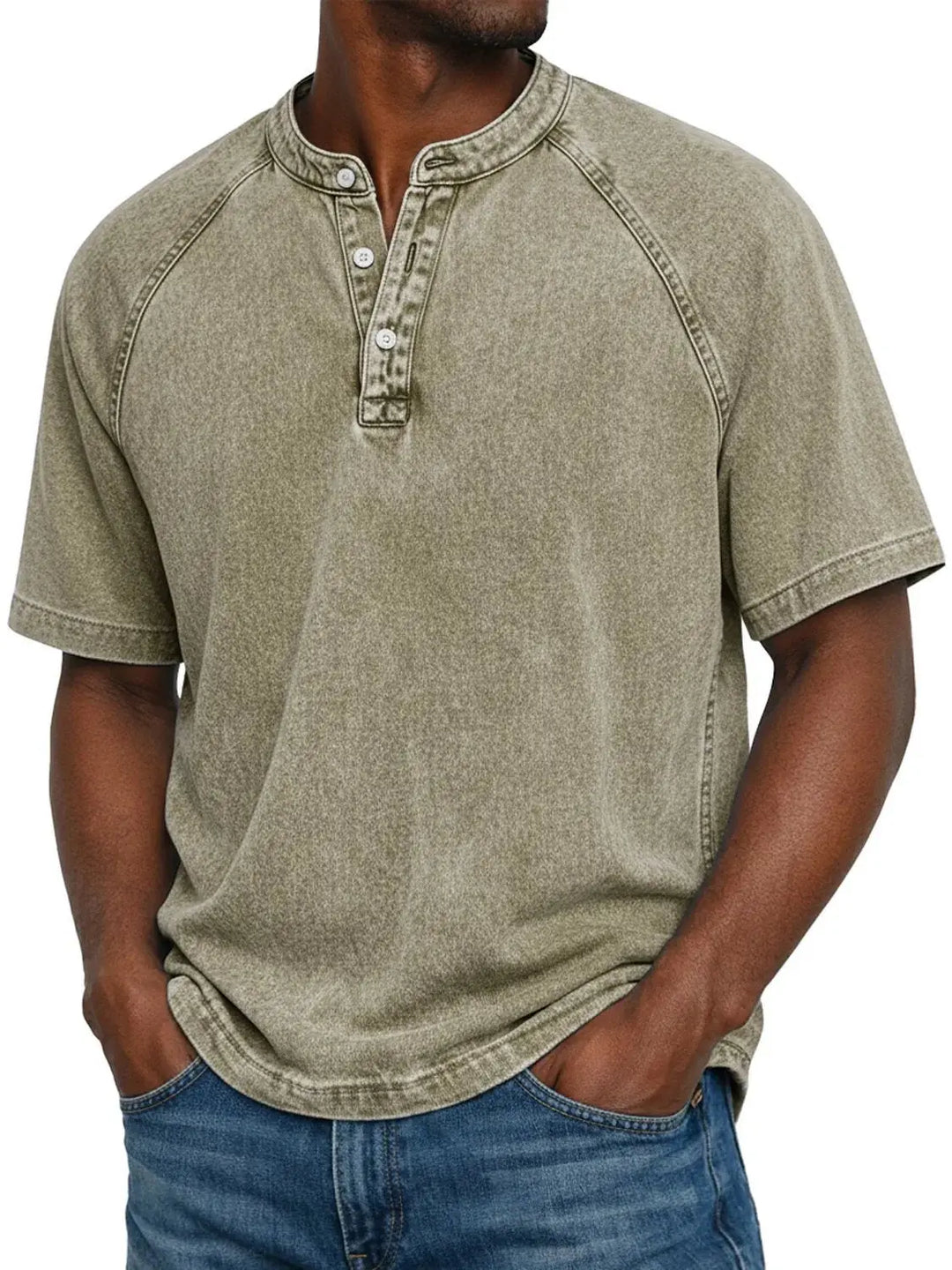 Camisa de hombre vintage con botones