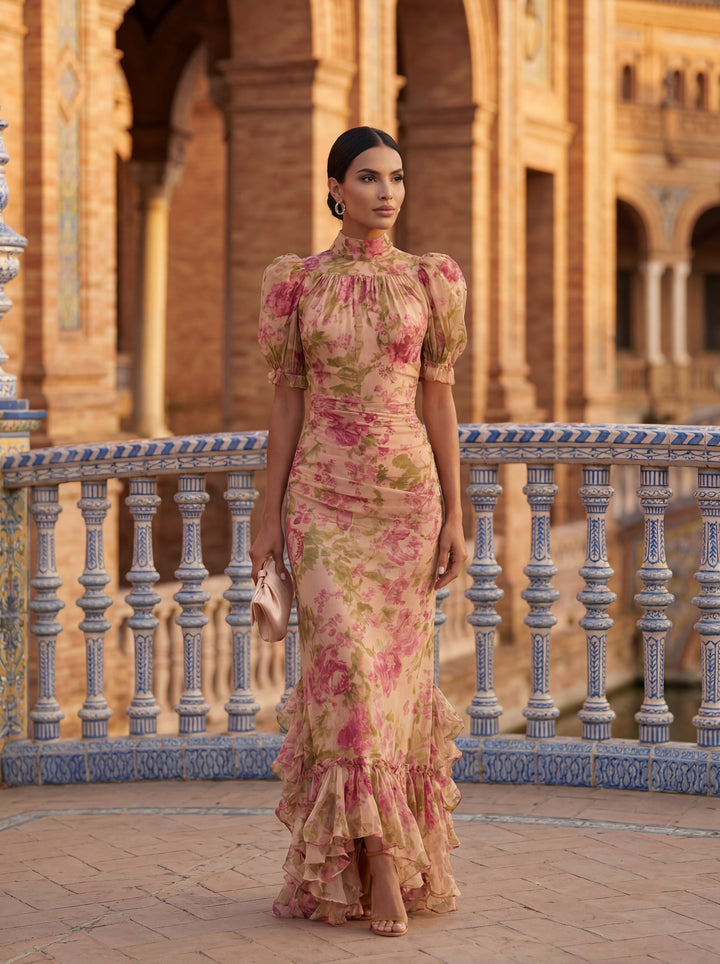 Vestido Elegante en Seda