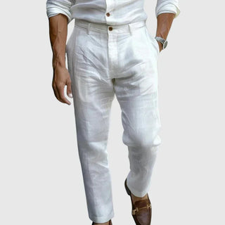 Lucca | Pantalón de lino premium de corte moderno
