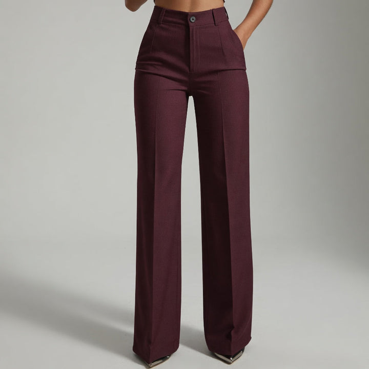 Emilia – Pantalón de talle alto elegante