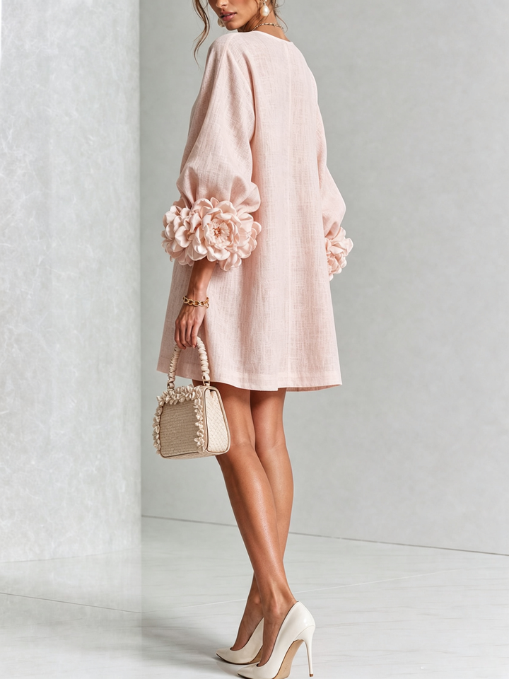 Mini Elegante Amara con Botones Florales