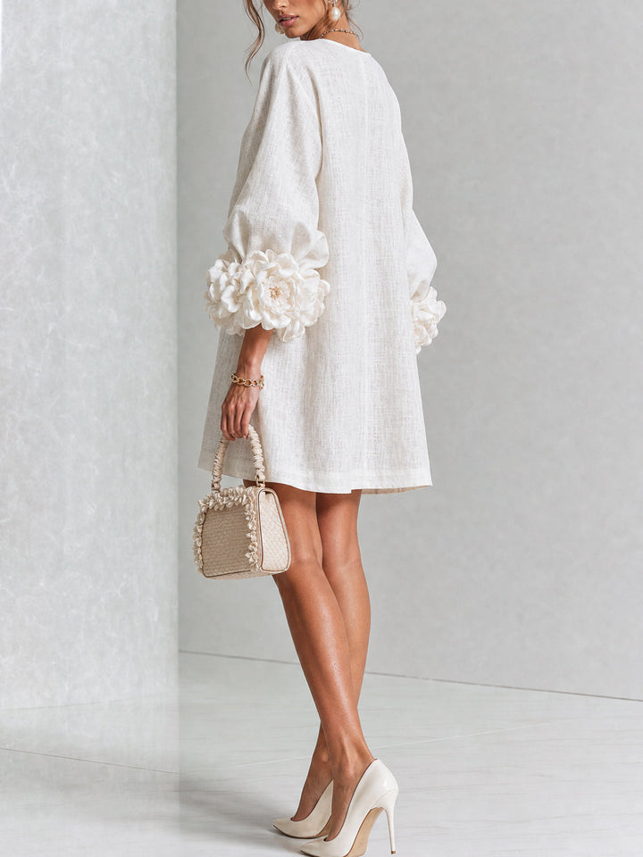 Mini Elegante Amara con Botones Florales