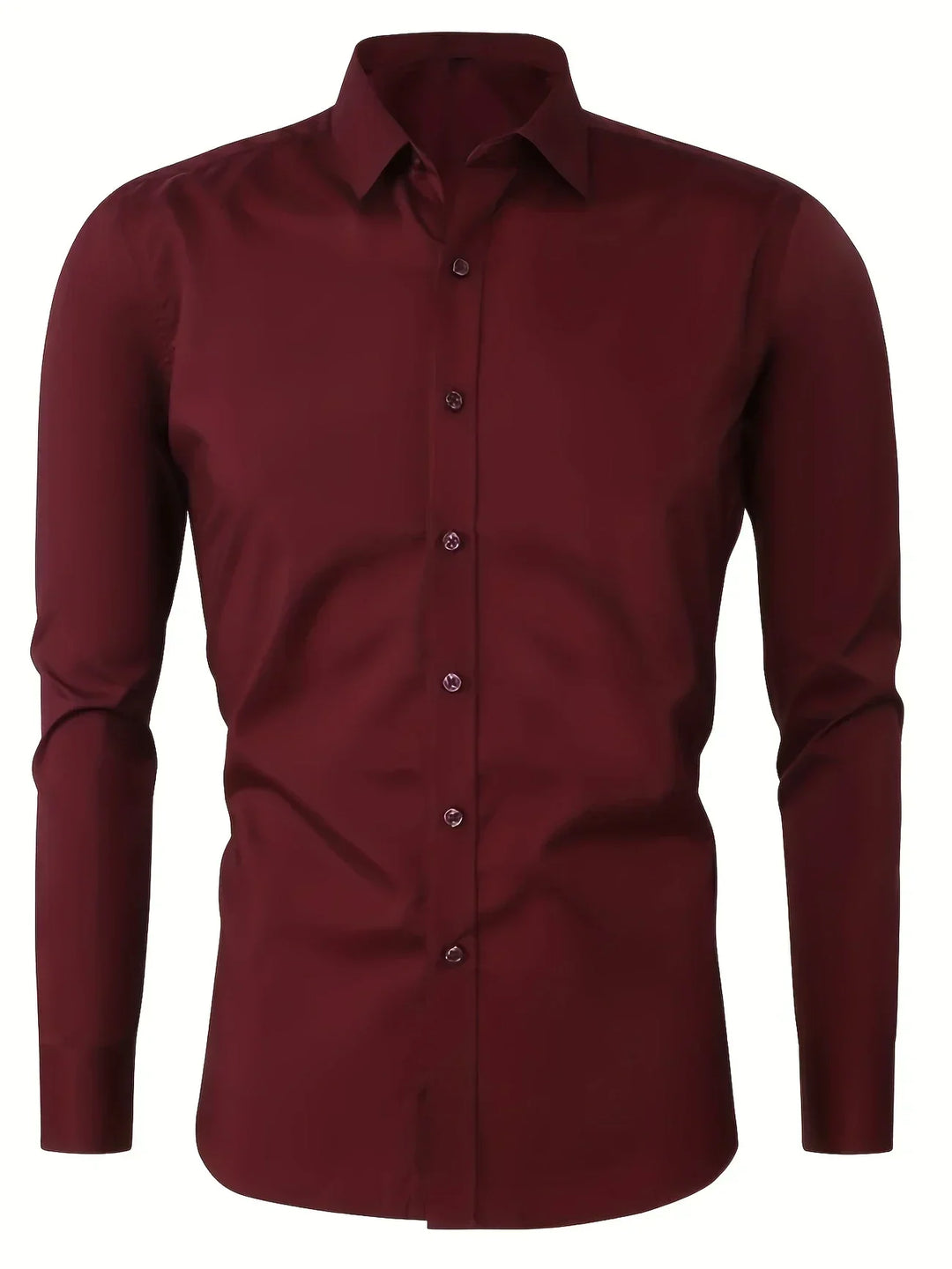 Elegante Camicia a Maniche Lunghe con Bottoni