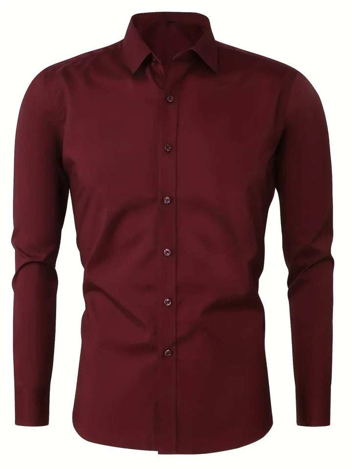 Elegante Camicia a Maniche Lunghe con Bottoni