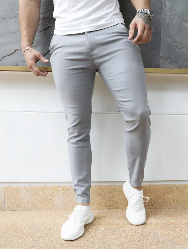 Noa Stretch Pantalón - Gris claro