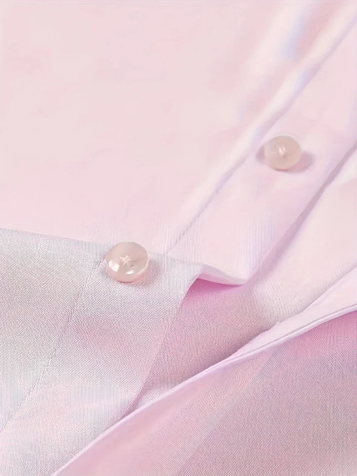 Elegante Camicia a Maniche Lunghe con Bottoni
