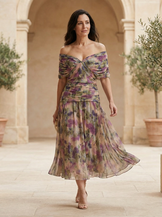Vestido Elegante Santana en Seda