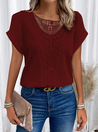 Clara – Blusa Bohemia de Crochet
