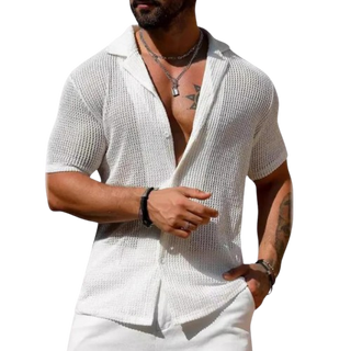 Rodrigo | Camisa calada de manga corta