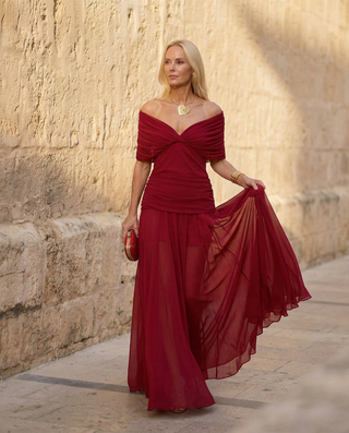 Vestido Elegante Santana en Seda