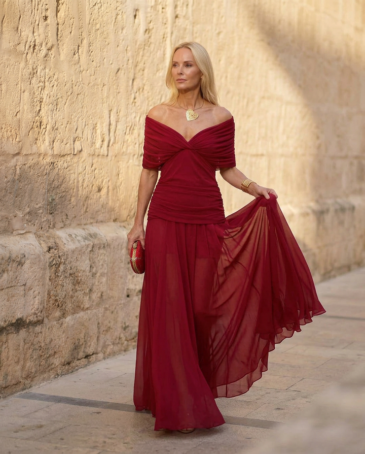 Vestido Elegante Santana en Seda