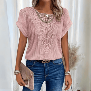 Clara – Blusa Bohemia de Crochet