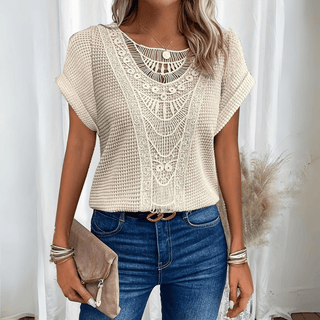 Clara – Blusa Bohemia de Crochet